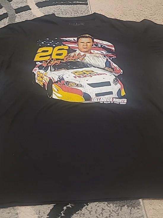 TALLADEGA NIGHTS movie t-shirt XL RICKY BOBBy WILL FERREL NASCAR - Picture 2 of 7